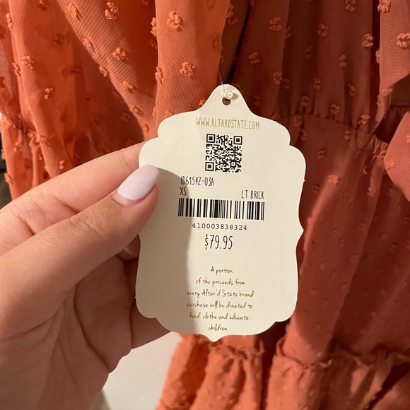 Altard state orange dress - Picture 3 of 3